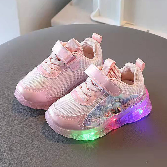 Pink Light-Up Baby Shoes